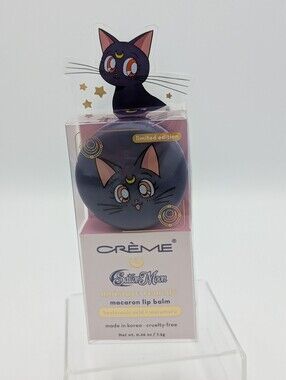 Crème Sailor Moon Luna Macaron Lip Balm Purple 0.26oz